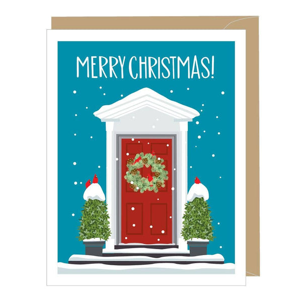 Holiday Door Christmas Card