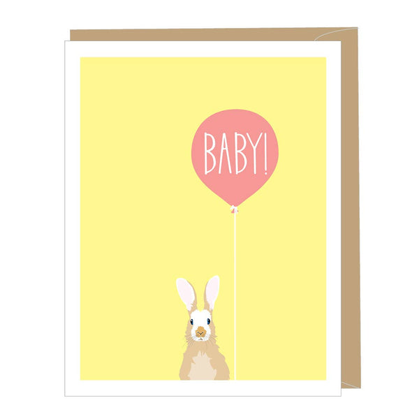 Baby Rabbit New Baby Card