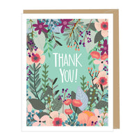 Floral Thank You Card