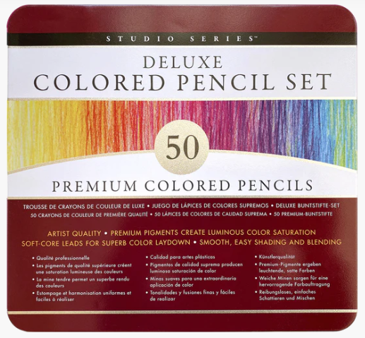 Deluxe Colored Pencil Set of 50