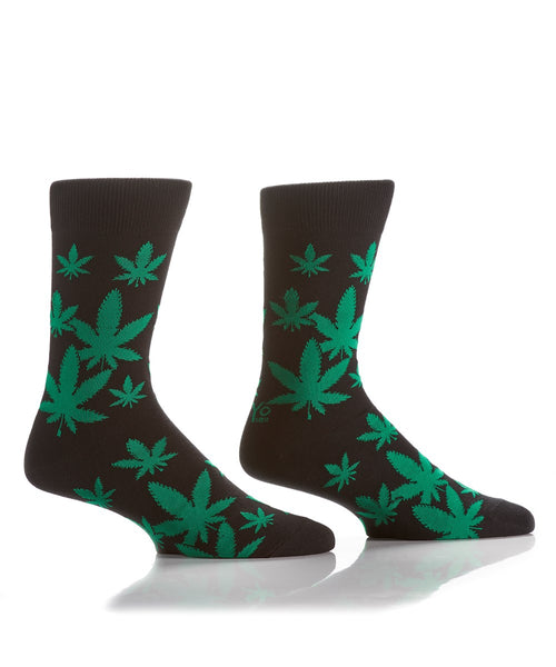Yo Sox Men's Happy Leaf Socks
