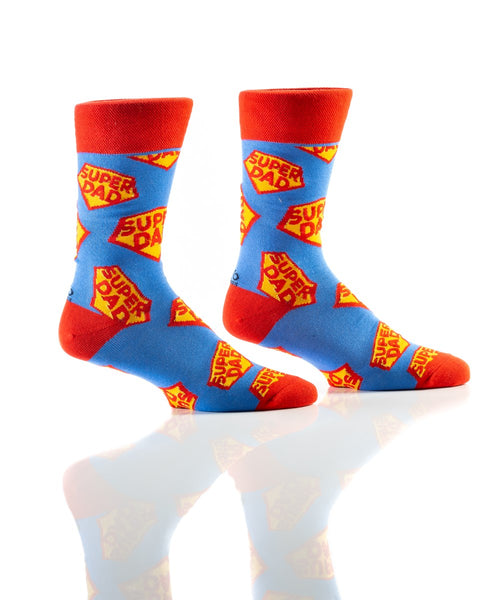 Yo Sox Men's Super Dad Socks