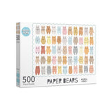 Badge Bomb Paper Bears 500 Piece Puzzle