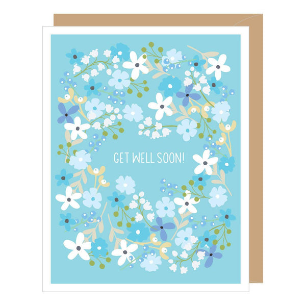 Floral Get Well Card