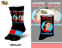 Cool Socks Women I Hate Being Bipolar