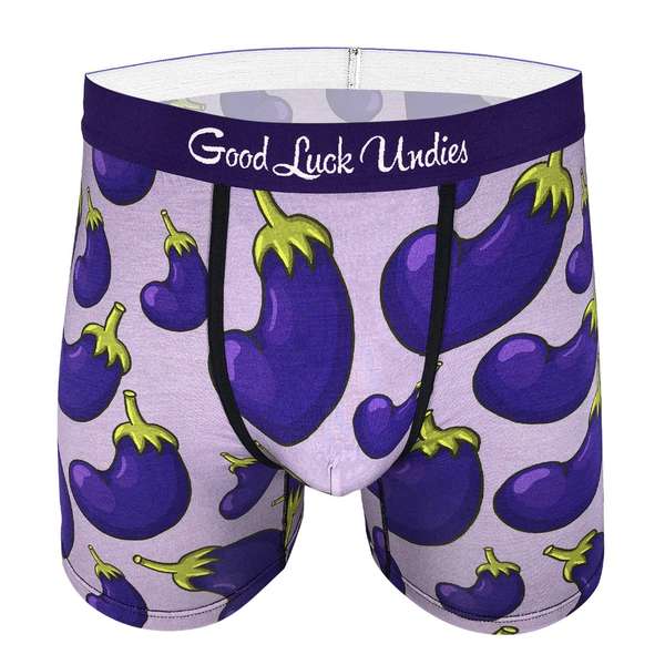 Good Luck Undies Eggplants