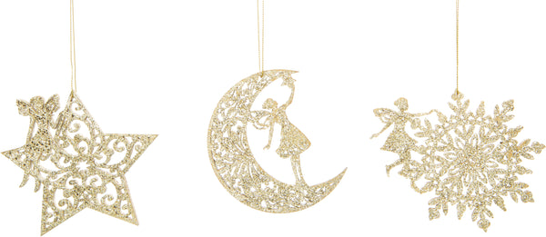 Fairy Glitter Cutout Ornament