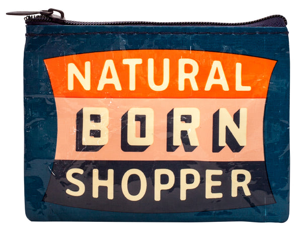 Coin Purse Natural Born Shopper