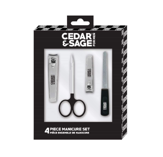 Cedar & Sage Manicure Set 4 Piece