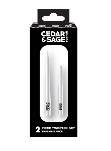 Cedar & Sage Duo Tweezer Set