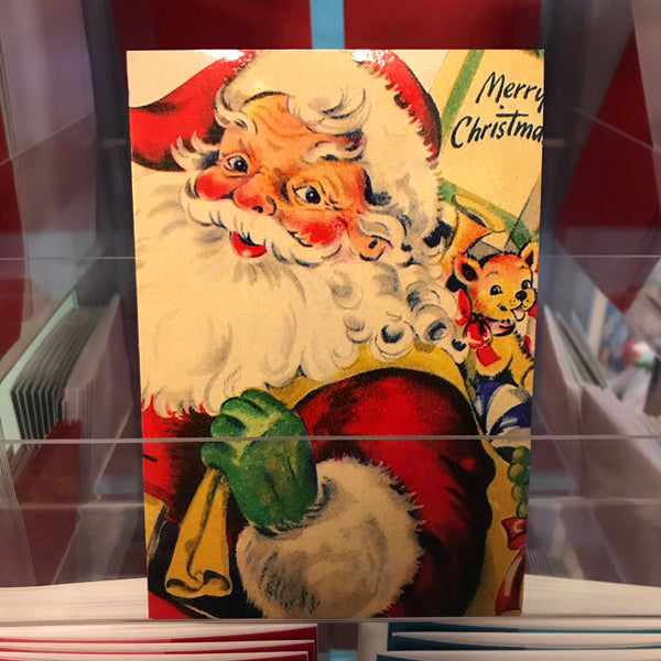 Christmas Card Vintage Santa