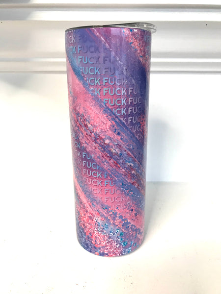 Skinny Tumbler F*ck Pastel Multi