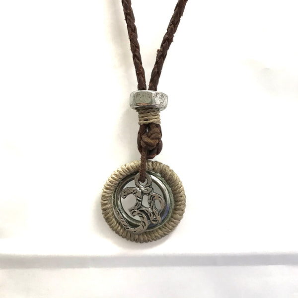 Anju Aadi Men's Om Necklace