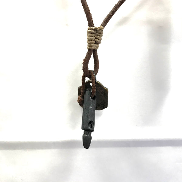 Anju Aadi Men's Bullet Necklace