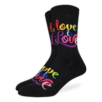 Good Luck Sock Men's Love Is Love Socks
