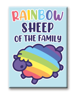 Magnet Rainbow Sheep