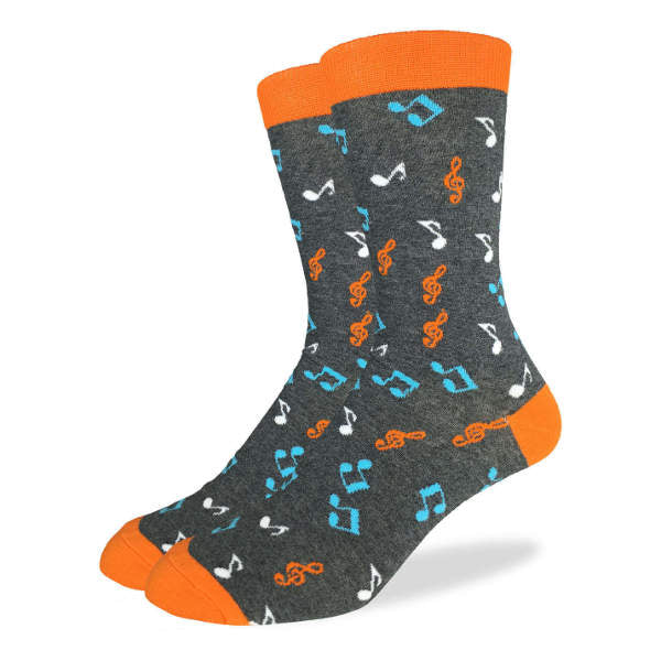 Good Luck Sock Men's Music Notes Socks