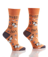 Yo Sox Women's My Kids Have Paws Socks