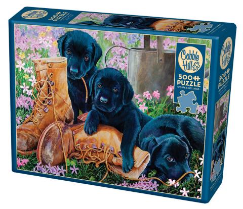 Trouble In The Garden 500 Piece Puzzle