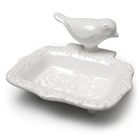 White Bird Soap Dish