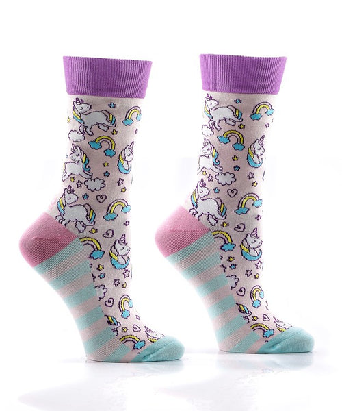 Yo Sox Women's Unicorn & Rainbow Socks